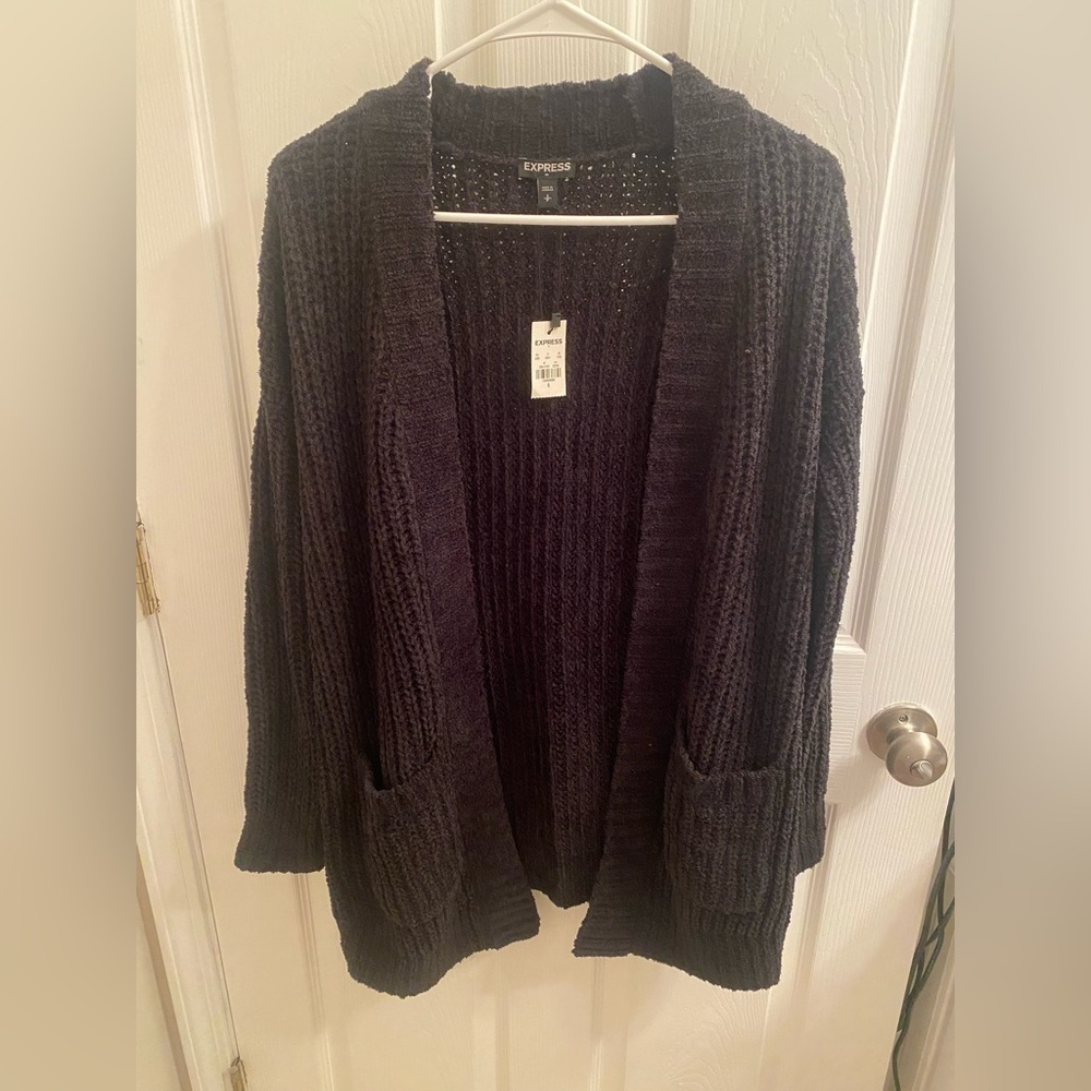 Express Chenille Cardigan